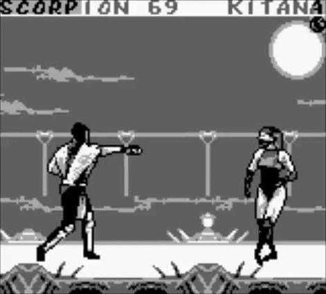 najlepsza wersja mortal kombat 2 gra nintendo game boy gameboy