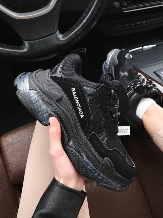 Buty Balenciaga Triple s Clear sole black