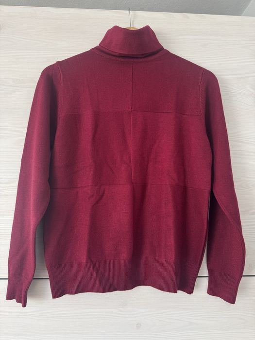 Damski sweterek golf półgolf długie rękawy klasyczny milutki