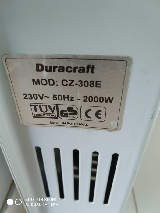 Grzejnik Duracraft olejowo  elektryczny
