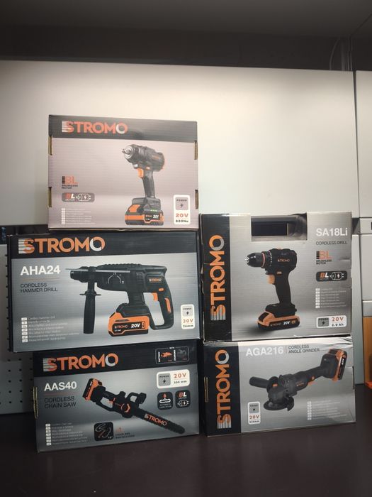 Перфоратор аккумуляторний  STROMO AHA-24 (1 АКБ та ЗП)