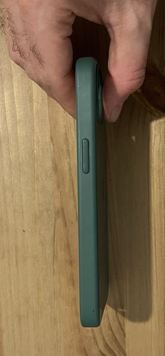 Apple silicone capa iPhone 13 verde