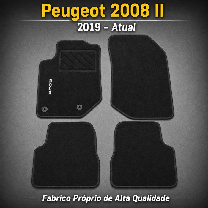4 Tapetes - Peugeot 208/308/508/2008/3008