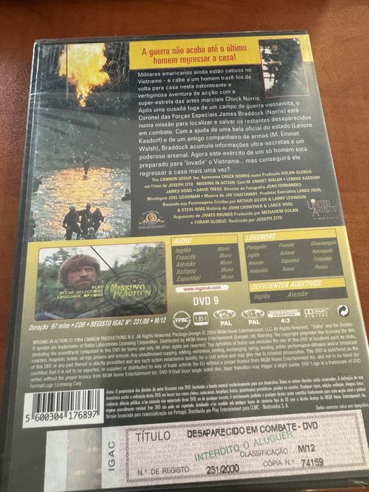 Missing in Action Chuck Norris DVD New64398469704449121