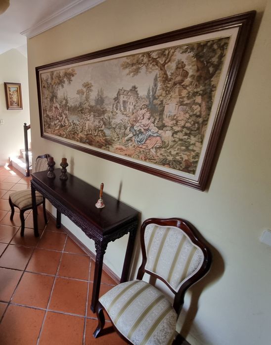 Consola+cadeiras+quadro