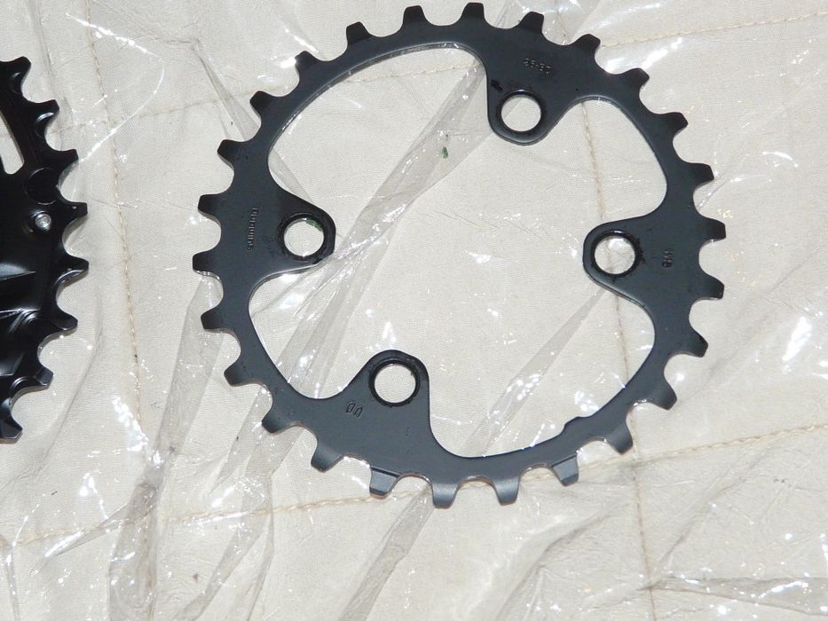 Nowe tarcze Shimano 36/26 do korb XT/SLX
