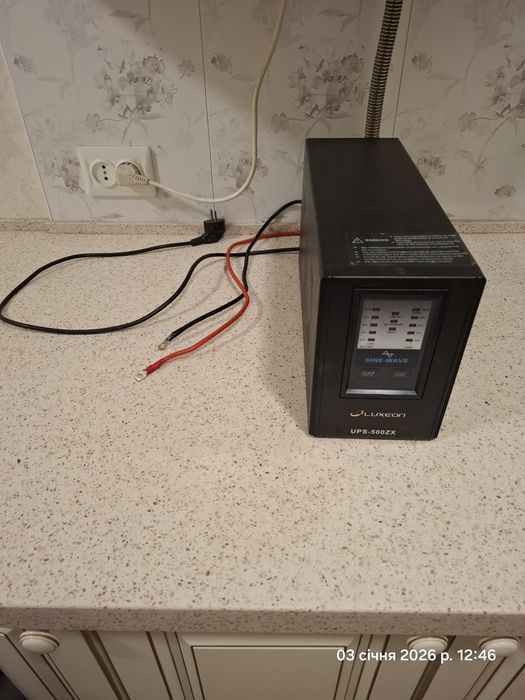 Продам упс джб 12 вольт для опалення LUXEON UPS-500ZX