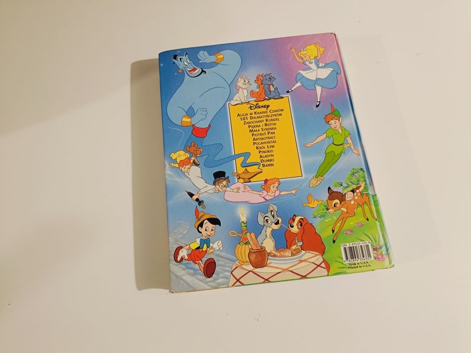 Książka Disney bajeczne opowieści 101 dalmatyńczyków Aladyn Bambi król lew Pinokio dumbo