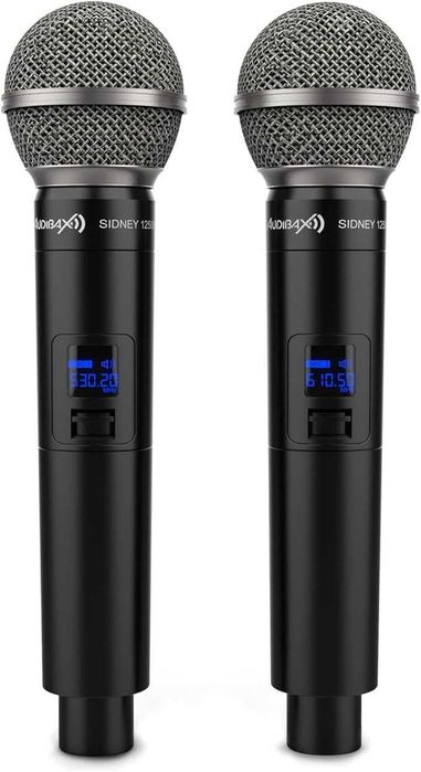 Audibax Sidney 1250A – Sistema UHF duplo de mão – NOVO / garantia