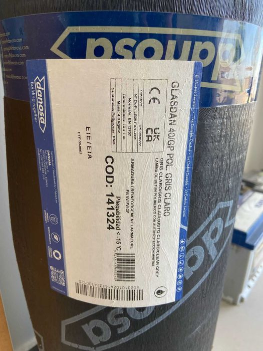 Tela Betuminosa Asfáltica Impermeabilização Danosa Esterdan 40/GP POL