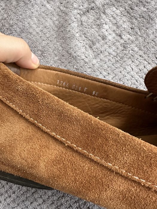 Замшеві мокасини santoni (оригінал)