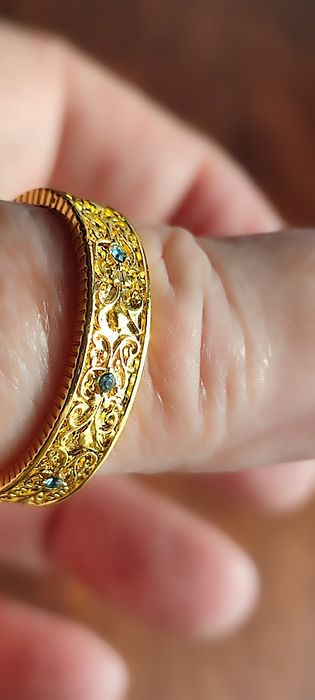 Pierścionek unisex  22 mm średnicy