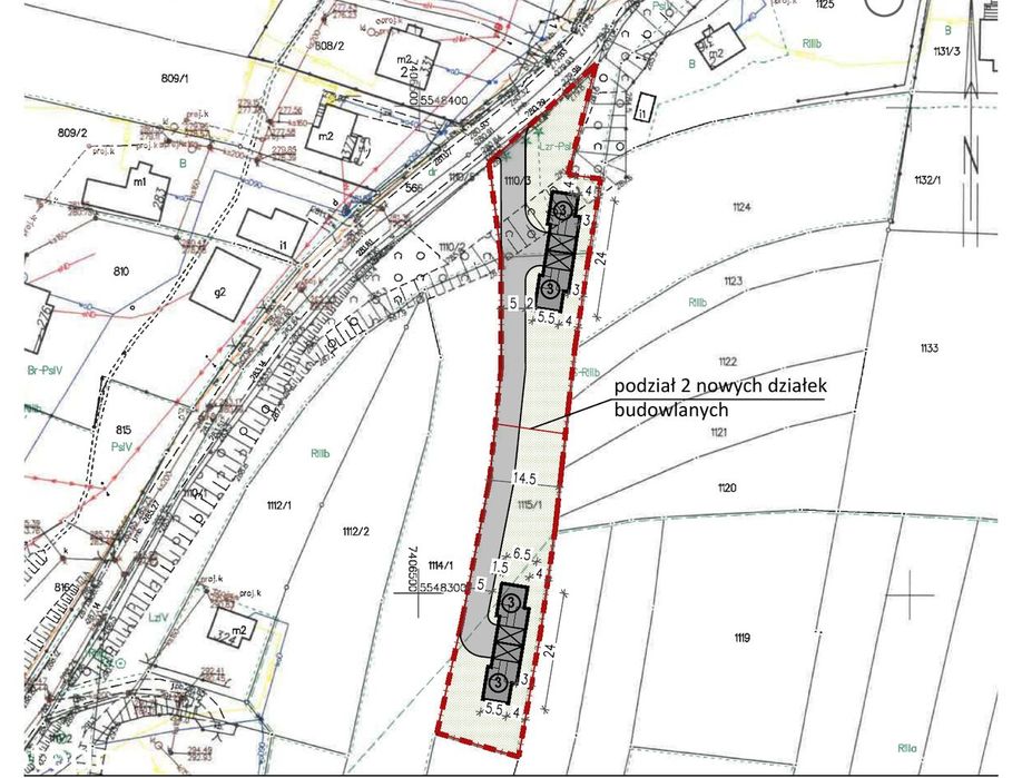 Czułów | 2149 m² | pod dom lub podział | możliwy zakup części