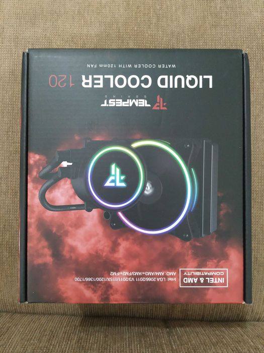 Tempest Liquid Cooler 120 RGB Liquid Cooling Kit 120mm Black64584638918273120