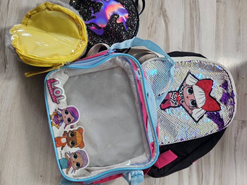 Zestaw plecaków torebek  plecak LOL torebka  monster high