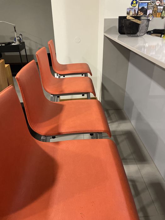 Cadeiras de ilha ou balcão de cozinha em pele