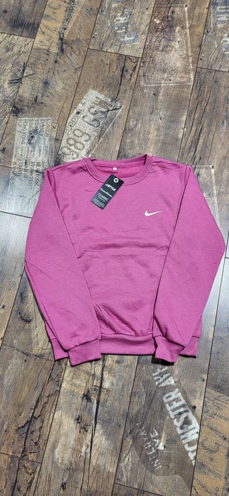 Rózowa bluza damska ocieplana młodzieżowa łyżwa nike M