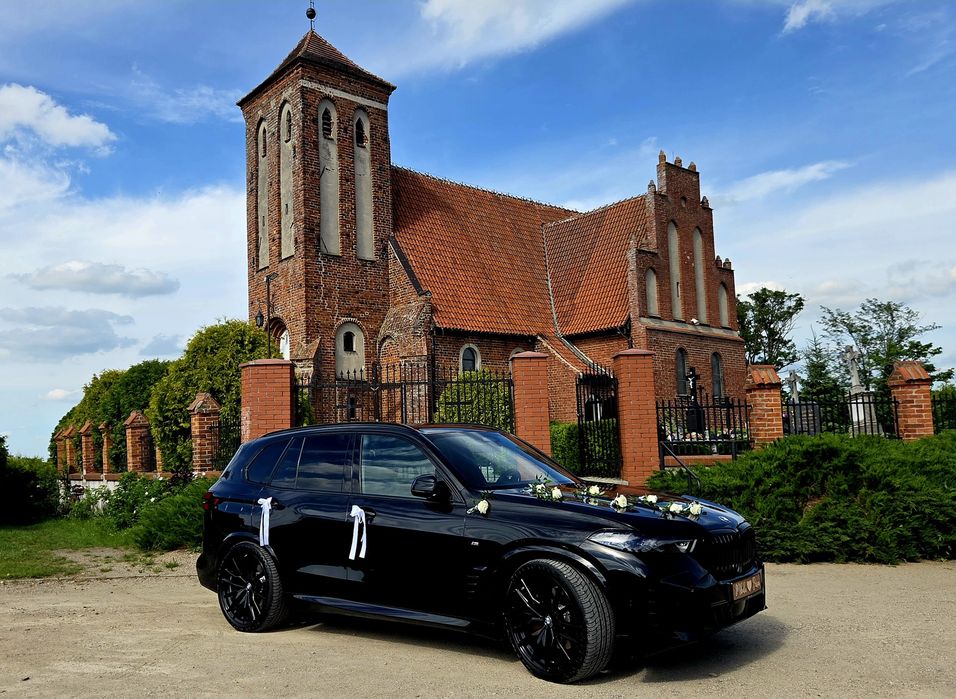 Auto do ślubu BMW X5 40D - czarny szafir 2026!