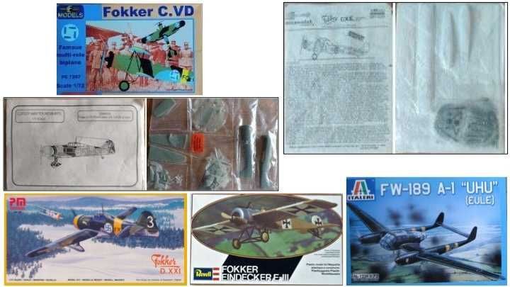 Kits 1/72 Aviões Alemães