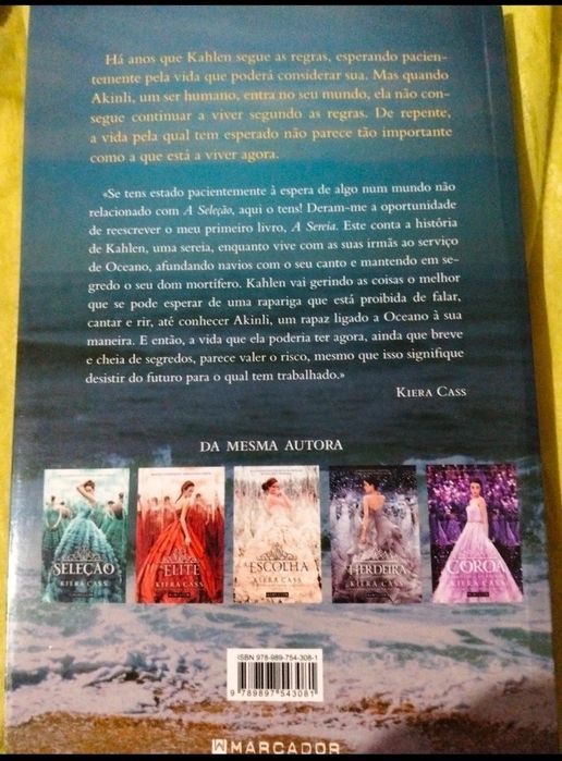 Livro A Sereia  de Kiera Cass