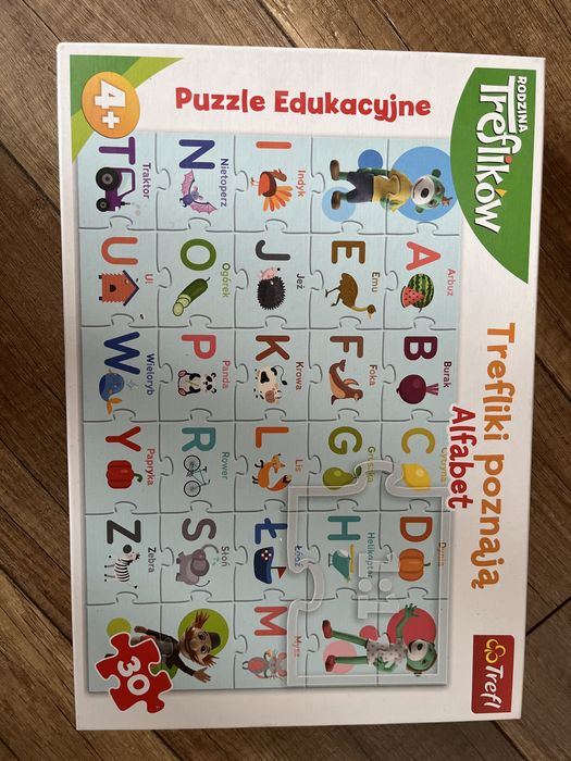 Puzzle dla dzieci Tomek i przyjaciele, Alfabet, jak nowe