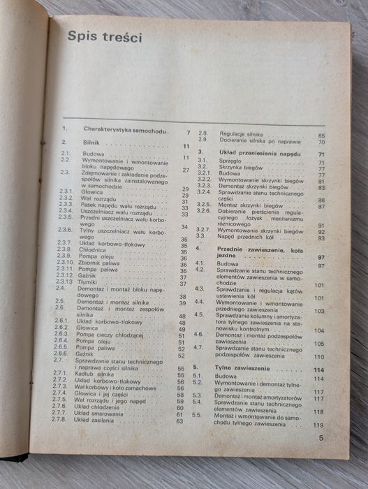 Stara książka Łada Samara z 1990 roku