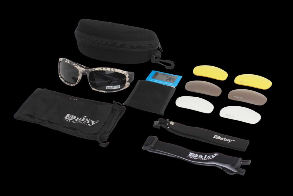 Тактические солнцезащитные очки Daisy X7 пиксель есть опт и дроп