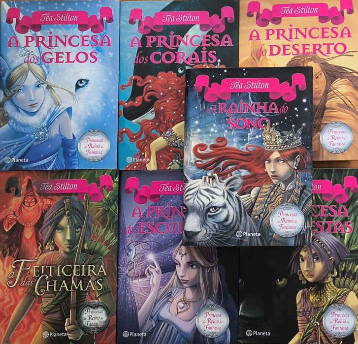 Livros da coleção "Princesas do Reino da Fantasia"