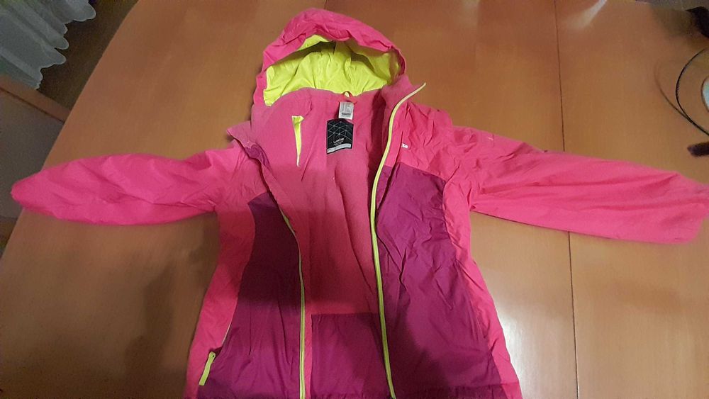 Komplet, kombinezon narciarski dla dziewczynek