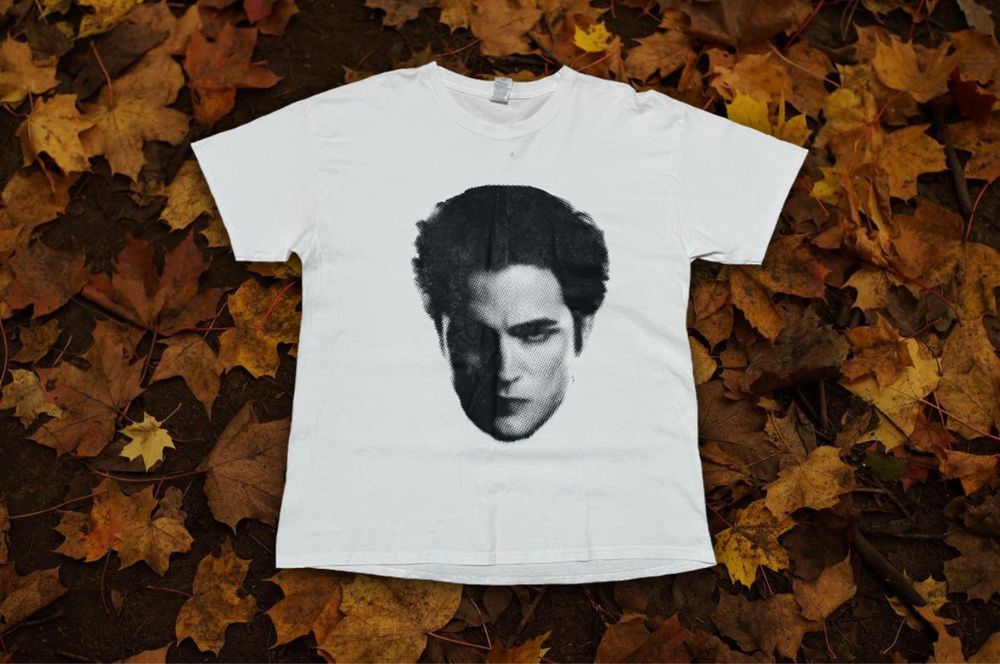 Белая футболка Edward Cullen, Twilight custom t shirt / M