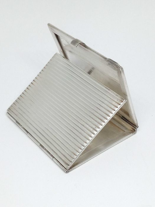 Lombardowski. Stare srebrne Etui na zdjęcia pr.925 52,98g