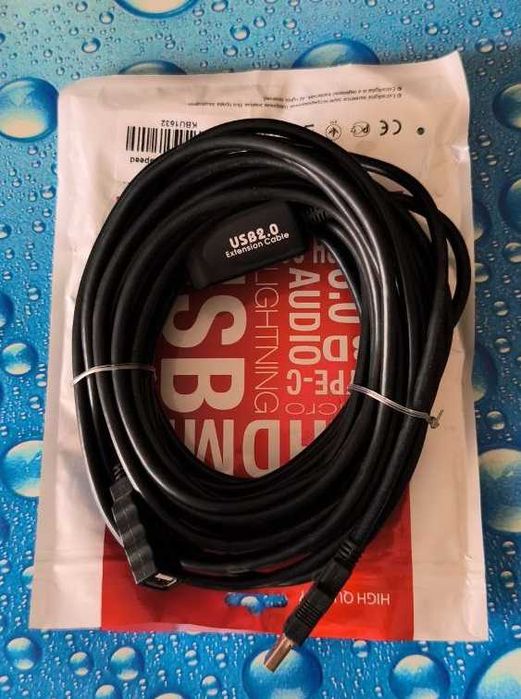 Активний подовжувач USB2.0 active extension cable  15m і 10m