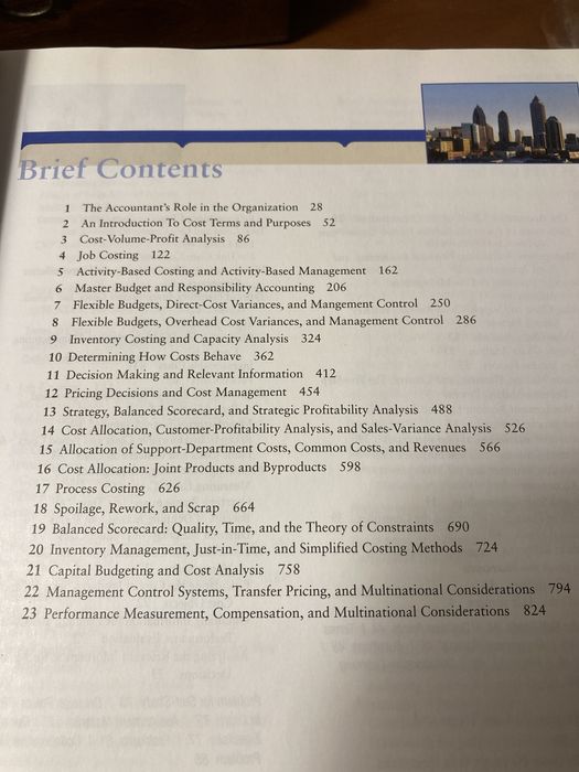 Solutions for Cost Accounting A Managerial Emphasis 13 thCharles T. Ho