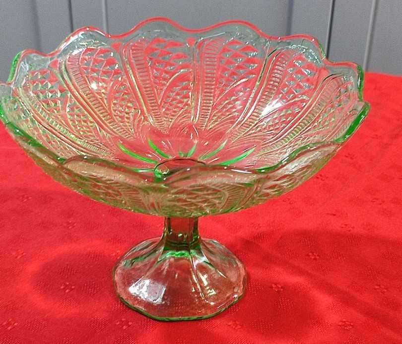 Фруктовница, конфетница. Стекло.  СССР