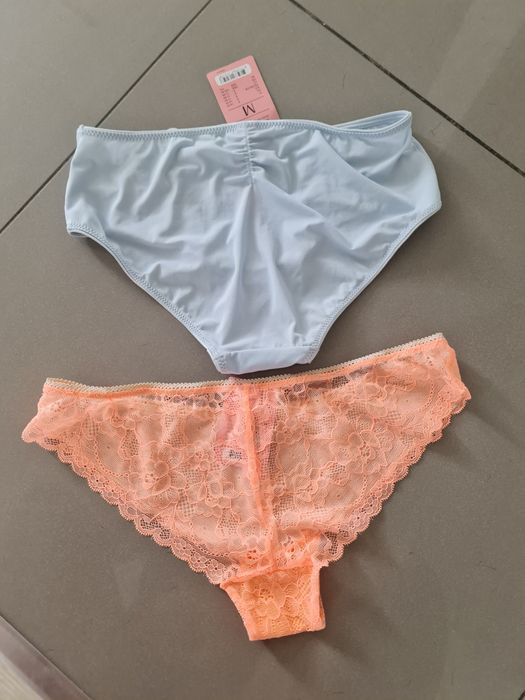 Hunkemoller dwie pary majtki figi stringi rozmiar M