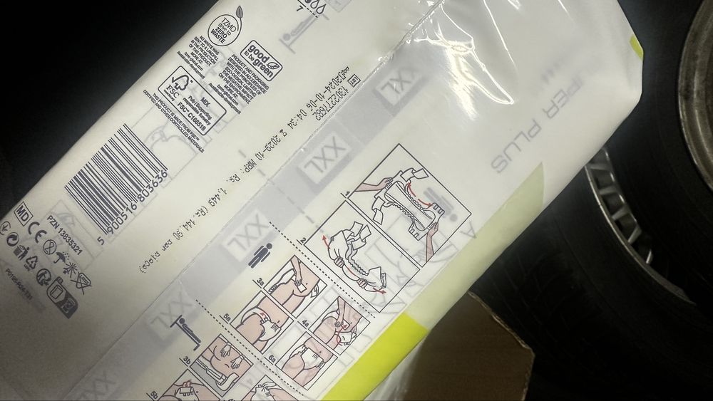 Seni super plus premium XXL pieluchomajtki rzepy