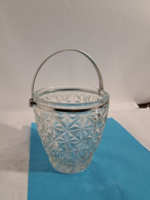 Ведёрко Конфетница ссср Хрусталь  для льда Кулер