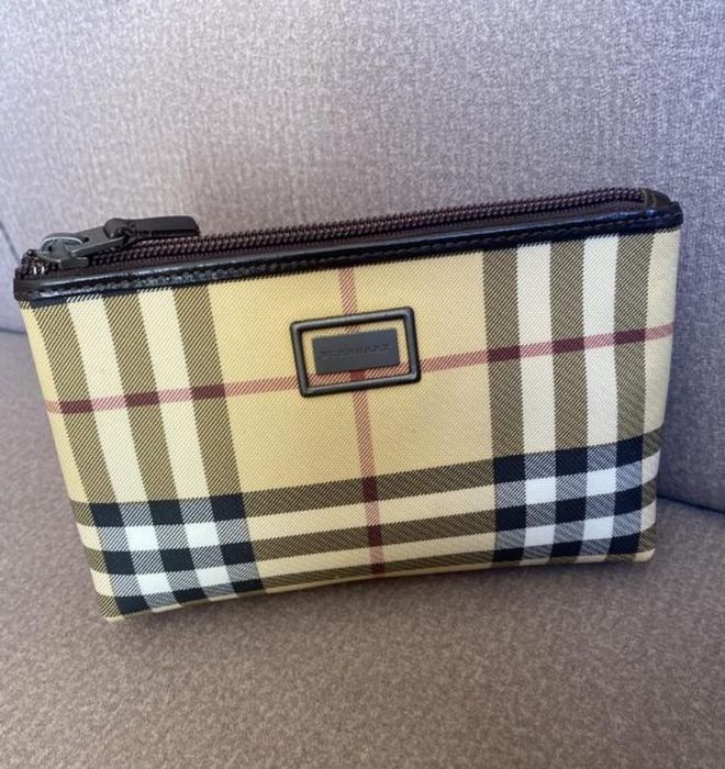 burberry nova check  косметичка сумка з покриттям