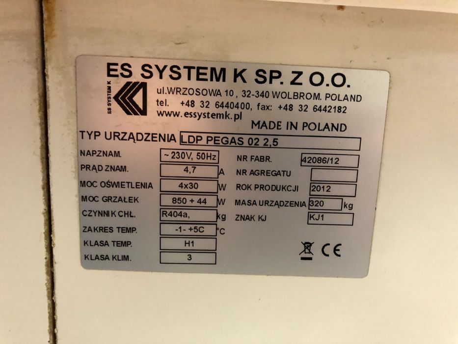 Żywiec - Lada chłodnicza mięsna ES SYSTEM - 10 metrów