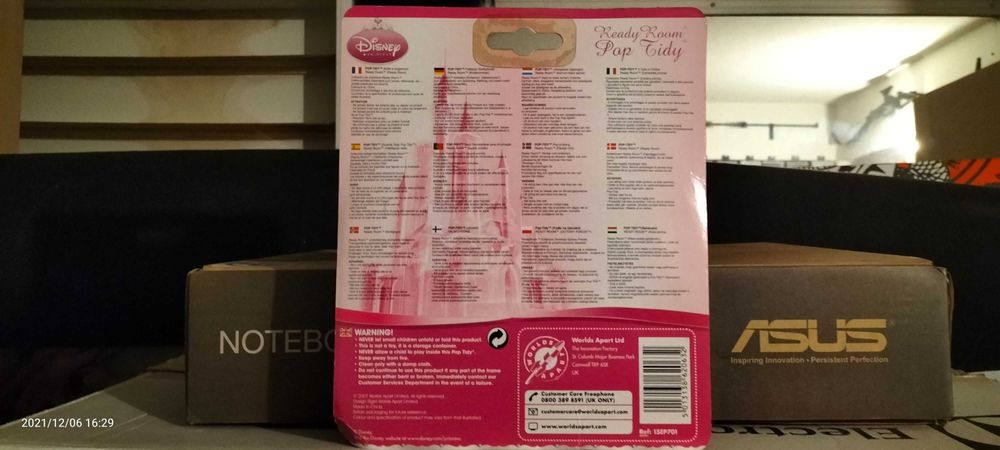 Cesto desdobrável da Disney, para arrumar brinquedos, roupas, etc...