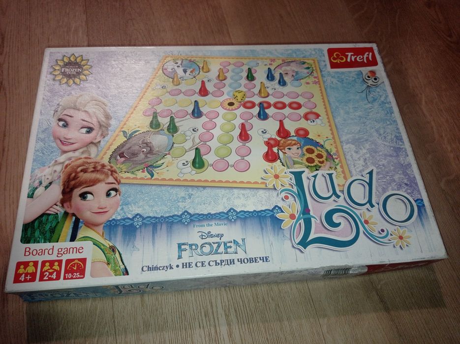 Gra planszowa kraina lodu frozen elsa elza anna gra planszowa Chińczyk
