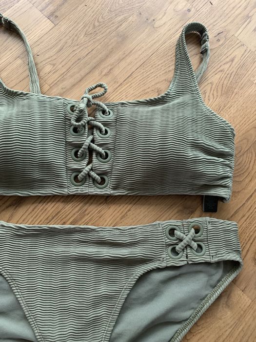 Bikini kostium kąpielowy dwuczęściowy 42 / 44 khaki Marks&spencer