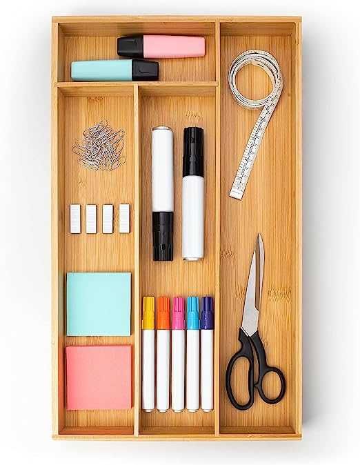 Бамбуковий органайзер для столових приборів