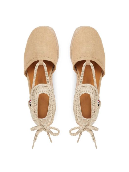 Espadryle w kolorze bezowym Tommy Hilfiger 42