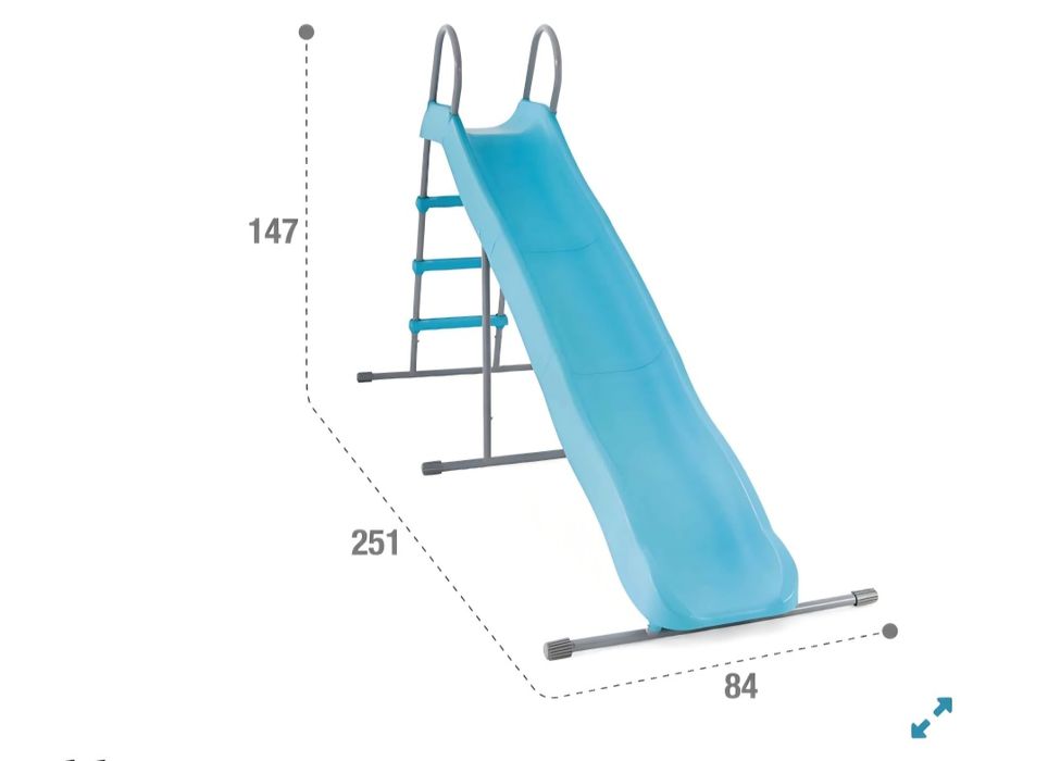 Escorrega intex azul