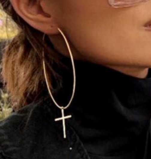 Kolczyki Beryl, pozłacane, nowe