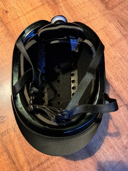 Kask do jazdy konnej czarny Fouganza 100