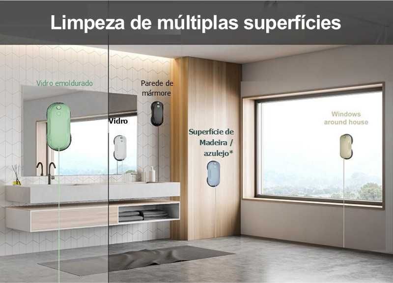 Robot limpa vidros WA5E *pulverização automática* //NOVIDADE// branco