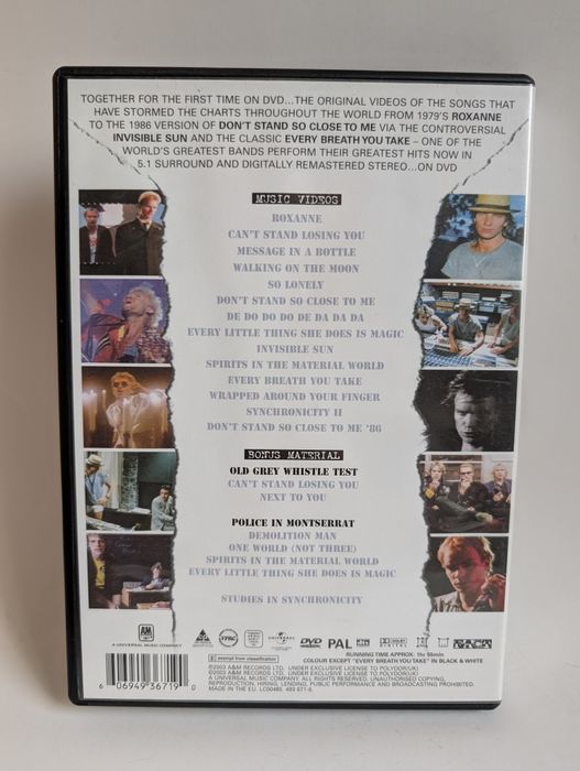 DVD The Police - Every Breath You Take
