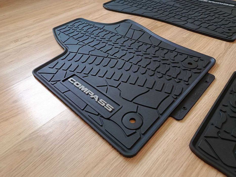 Ковры в салон Коврики салона Jeep Compass Джип Компас 2017+ OEM Style